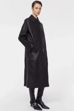Aida Leather Coat