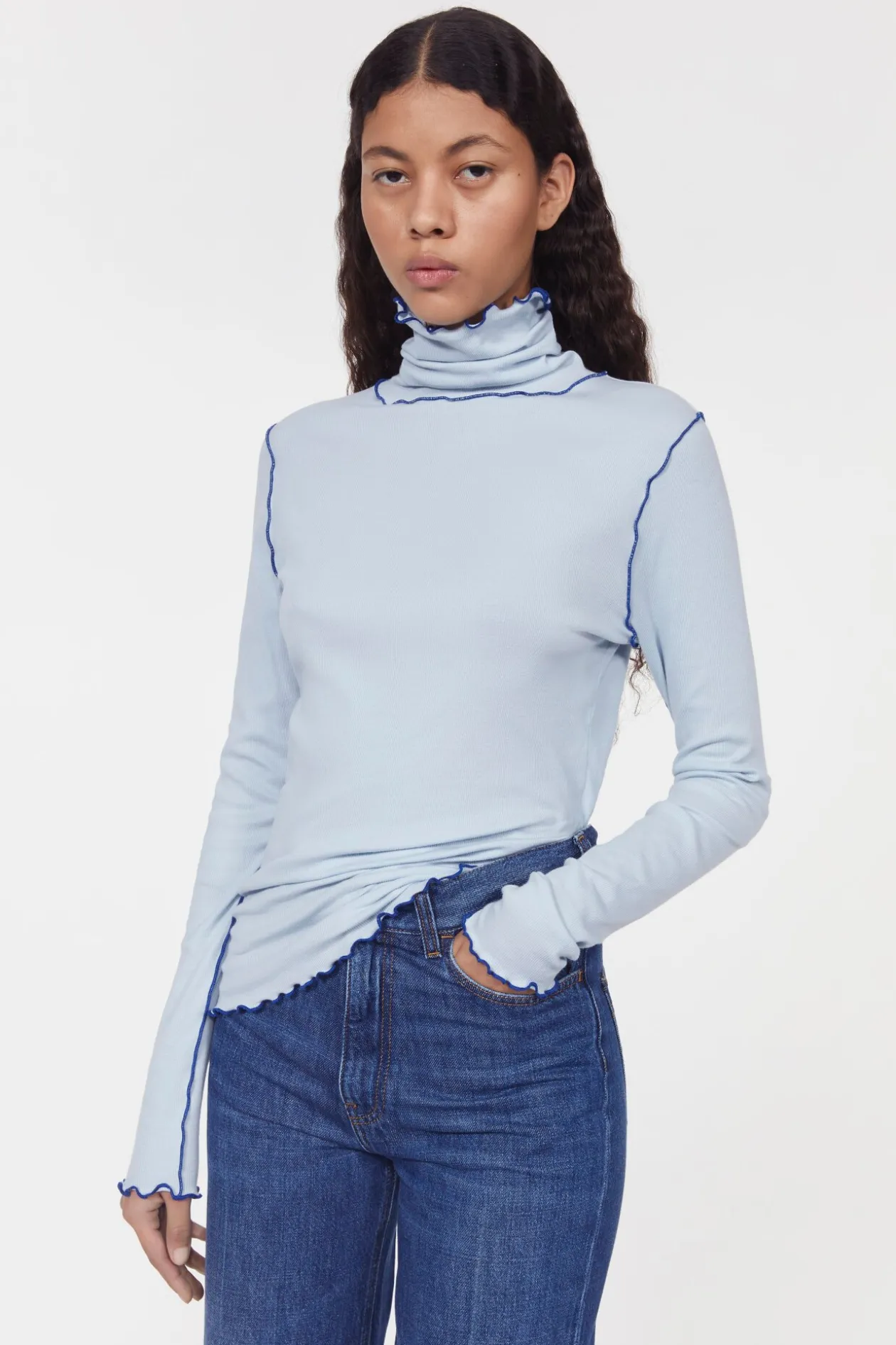 Cisne Rib Jersey Top