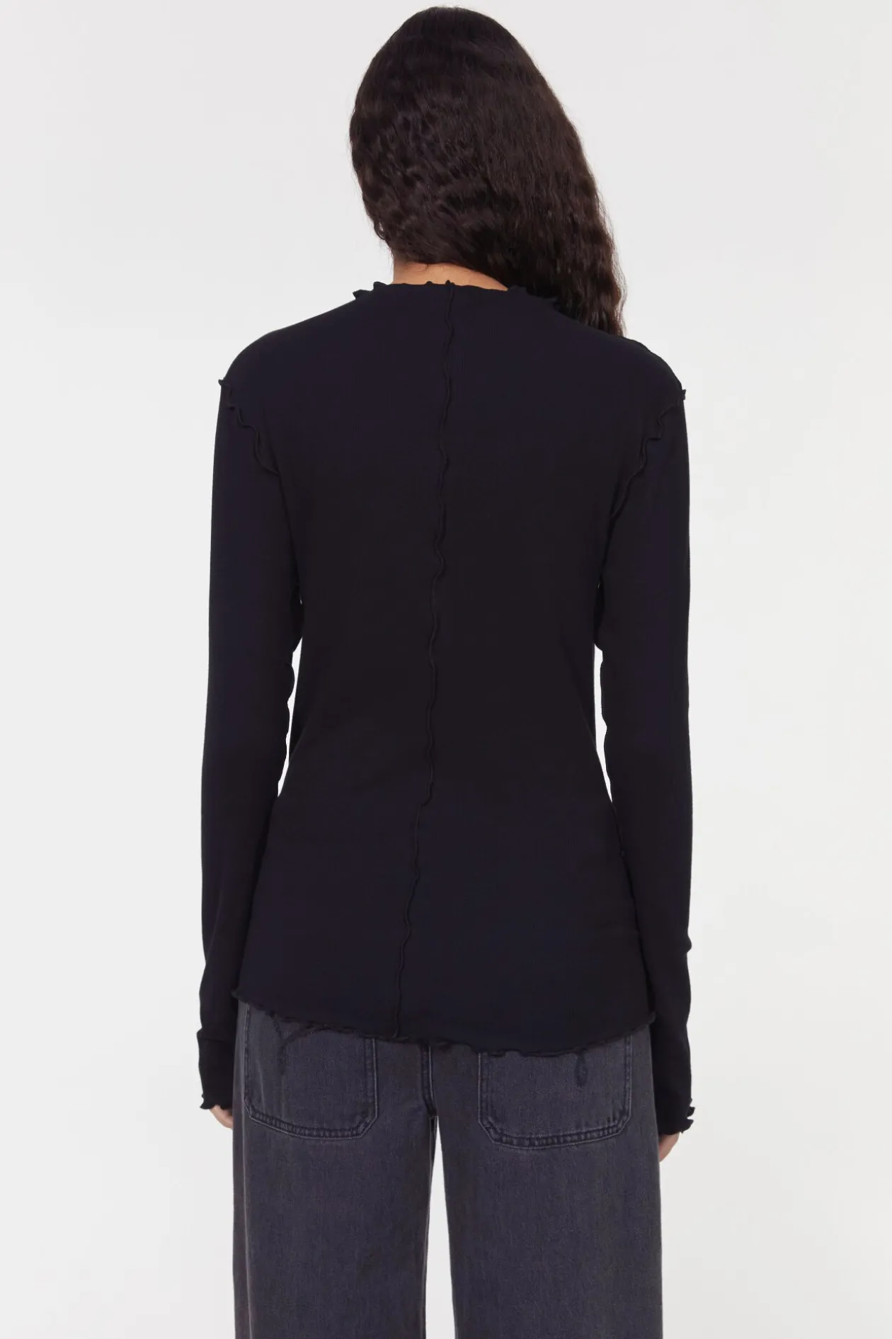 Columbina Rib Jersey Top