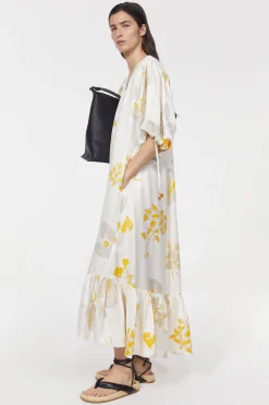 Dakota Leaf Hammered Dress