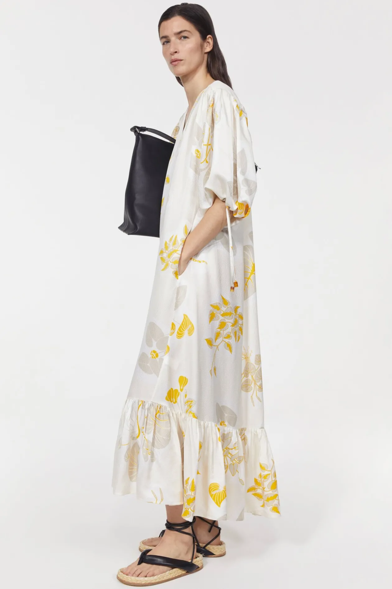 Dakota Leaf Hammered Dress