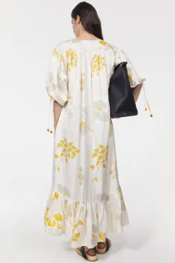 Dakota Leaf Hammered Dress