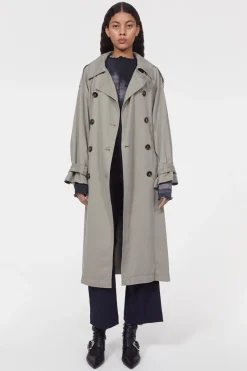 Lois Drape Trench Coat