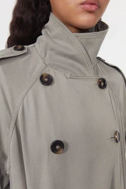 Lois Drape Trench Coat