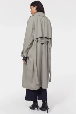 Lois Drape Trench Coat