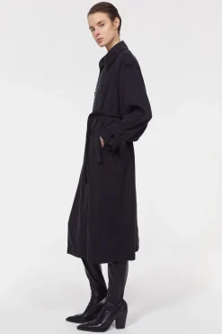 Lois Drape Trench Coat