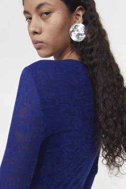 Organic Disc Earring